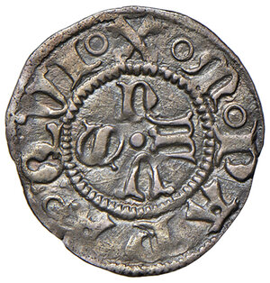 obverse: Martino V (1417-1431). Fermo. Bolognino AG gr. 0,98. Muntoni 51. Berman 282. MIR 293. Bellesia Fermo 1/A. Molto raro. Patina di medagliere, buon BB 