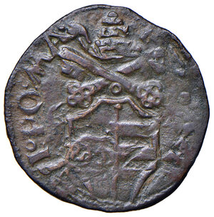 obverse: Alessandro VI (1492-1503). Ascoli. Quattrino AE gr. 1,58. Muntoni 28. Berman 543. Mazza 103. MIR 527. BB 