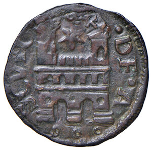 reverse: Alessandro VI (1492-1503). Ascoli. Quattrino AE gr. 1,58. Muntoni 28. Berman 543. Mazza 103. MIR 527. BB 