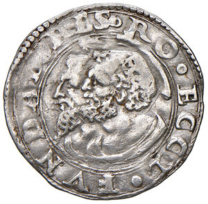 reverse: Giulio II (1503-1513). Roma. Terzo di giulio AG gr. 1,28. Muntoni 39. Berman 579. MIR 565/1. Molto raro. BB 