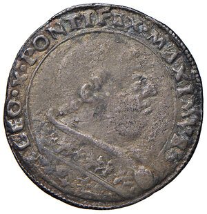 obverse: Leone X (1513-1521). Bologna. Giulio (armetta card. Giovanni de’Medici legato) AG gr. 3,28. Muntoni 111. Berman 692. Chimienti 264. MIR 655/1.  Molto raro. Patina di medagliere. Metallo poroso, altrimenti BB 