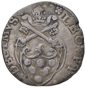 obverse: Leone X (1513-1521). Perugia. Mezzo giulio AG gr. 1,40. Muntoni 139. Berman 718. Finetti 157. MIR –. Rarissimo. Patina di medagliere, q.BB 