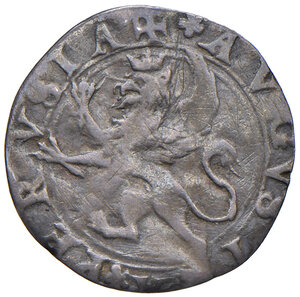 reverse: Leone X (1513-1521). Perugia. Mezzo giulio AG gr. 1,31. Muntoni 146. Berman 718. Finetti 172. MIR 704/3. Ex asta Christie’s 2241, 26 novembre 1992, 484. Rarissimo. MB