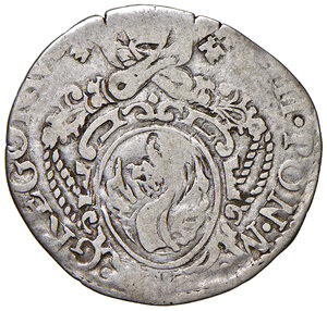 obverse: Gregorio XIII (1572-1585). Roma. Giulio anno santo 1575 AG gr. 2,78. Muntoni 97. Berman 1179. MIR 1150/2. Molto raro. MB/q.BB 