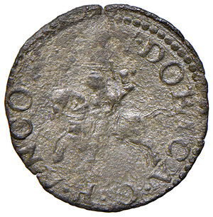 reverse: Sisto V (1585-1590). Ancona. Baiocco MI gr. 0,72. Muntoni 83. Berman 1352. Dubbini-Mancinelli pag. 173 (1° tipo). MIR 1344/1. Villoresi 321. Rarissimo. q.BB 