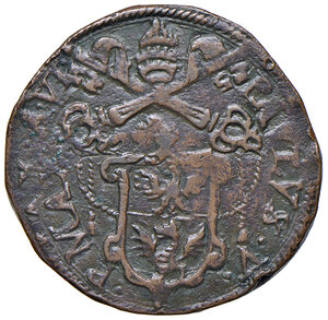 obverse: Paolo V (1605-1621). Roma. Mezzo baiocco anno VI CU gr. 7,09. Muntoni 139. Berman 1582. MIR 1565/2. BB 