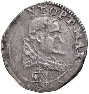 obverse: Paolo V (1605-1621). Avignone. Mezzo franco 1609 (card. Scipione Borghese legato; 1607-1621) AG gr. 7,09. Muntoni 177. Berman 1630. MIR 1570/2.  Ex asta Nomisma 7/1999, 1130. Molto raro. BB