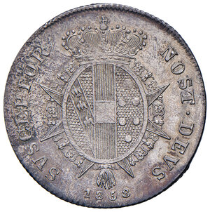 reverse: Firenze. Leopoldo II di Lorena (1824-1859). Paolo 1858 AG. Pagani 152. MIR 457/7. Migliore di SPL 