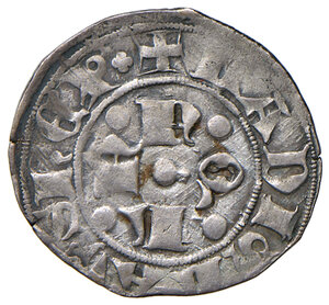 obverse: (L’) Aquila. Ladislao di Durazzo (1388-1414). Bolognino AG gr. 0,95. MEC 14, 734. D’Andrea-Andreani 22. MIR 54. Giuliani-Fabrizi 109a. Consuete debolezze di conio, altrimenti q.SPL 