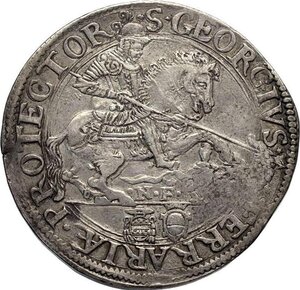 reverse: Ferrara, Gregorio XV (1621-1623), Scudo d argento 1621, RR Munt-38 Ag 44 mm 31,85 g, ex Spink Taisei, bellissimo ritratto e nel complesso uno dei migliori esemplari apparsi sul mercato. q.SPL
				