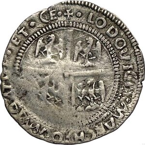 obverse: Mantova, Ludovico III Gonzaga (1445-1478), Mezzo Grosso, Rara MIR-395 Ag 21 mm 1,63 g, difetti di coniatura altrimenti BB
				