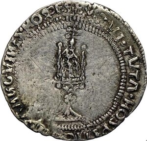 reverse: Mantova, Ludovico III Gonzaga (1445-1478), Mezzo Grosso, Rara MIR-395 Ag 21 mm 1,63 g, difetti di coniatura altrimenti BB
				