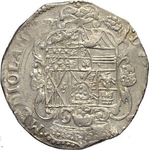 reverse: Milano, Carlo II (1676-1700), Filippo 1676, Ag 43 mm 27,78 g, di eccelsa qualità con metallo lucente, SPL-FDC
				