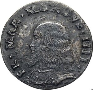 obverse: Mantova, Francesco II Gonzaga (1484-1519), Doppio Sesino, MIR-428 Mi 16,5 mm 1,05 g, di qualità inusuale con bel ritratto, q.SPL
				