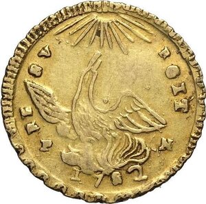 reverse: Palermo, Carlo di Borbone (1734-1759), Oncia d oro 1752-VB, Gig-26 Au 22 mm 4,41 g, BB
				