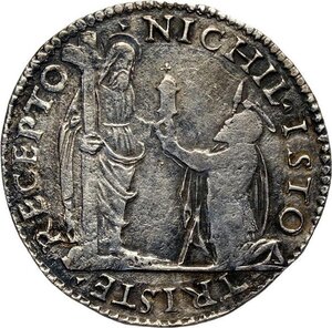 reverse: Mantova, Federico II Gonzaga (1519-1540), Lira, RR MIR-454 Ag 33 mm 6,14 g, fondi rugosi, BB+
				