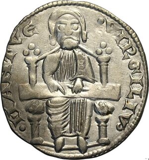 reverse: Mantova, Anonime Vescovili (1257-1328), Grosso, RRRR MIR-365 Ag 19,5 mm 2,14 g, di grande rarità, nell ultimo ventennio ci risulta un solo passaggio d asta nella Varesi 79. BB-SPL
				