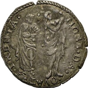 reverse: Urbino, Francesco Maria II della Rovere (1574-1624), da 30 Quattrini, Ag 27 mm 2,79 g, q.SPL
				