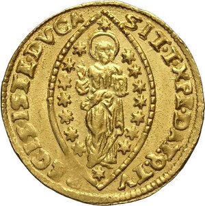 reverse: Venezia, Giovanni II Corner (1709-1722), Zecchino, Au 22 mm 3,51 g, SPL-FDC
				