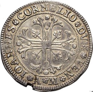 obverse: Venezia, Giovanni II Corner (1709-1722), Scudo della Croce da 140 Soldi, Ag 43,5 mm 31,63 g, SPL
				