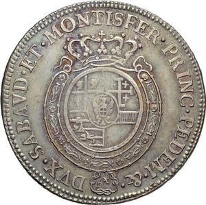 reverse: Savoia, Vittorio Amedeo III (1773-1796), Mezzo Scudo da 3 Lire 1792, Rara Ag 38 mm 17,56 g, BB-SPL
				