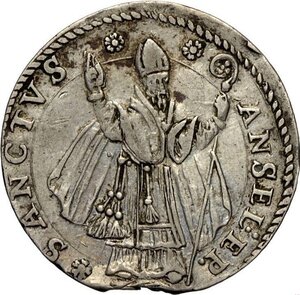 reverse: Mantova, Vincenzo I Gonzaga (1587-1612), Lira, MIR-550 Ag 28 mm 6,20 g, di buona qualità per il tipo, BB-SPL
				