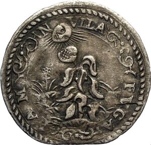 reverse: Mantova, Vincenzo I Gonzaga (1587-1612), Barbarina sd, MIR-553 Ag 22,5 mm 1,94 g, di buona qualità per il tipo, BB-SPL
				