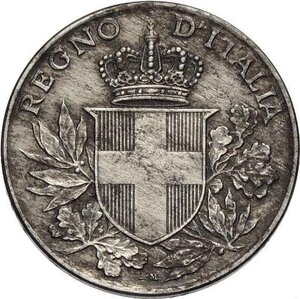 obverse: Regno d Italia, Vittorio Emanuele III (1900-1943), 10 Centesimi 1918 Prova in Ferro, RRRR Pag-345 Sim-232/1 Fe 21,5 mm 3,67 g, prova di rara apparizione sul mercato, FDC
				