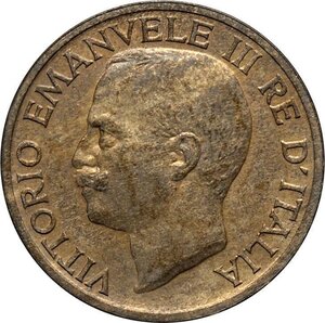 obverse: Regno d Italia, Vittorio Emanuele III (1900-1943), 10 Centesimi 1919 Prova, RR Pag-349 Cu 22,5 mm 5,40 g, FDC
				