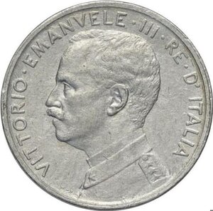 obverse: Regno d Italia, Vittorio Emanuele III (1900-1943), Centesimo 1917 Progetto Alluminio, Pag-390 Sim-285/1 RRRR Al mm 15 g 0,34 Questo progetto fu coniato per sostituire l utilizzo del rame, assorbito della necessità belliche, con un metallo alternativo. Di grande rarità, lievi imperfezioni di produzione, FDC
				