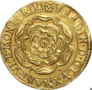 obverse: Mantova, Ferdinando Gonzaga (1612-1626), Zecchino, RRR MIR-586 Au 21 mm 3,32 g, minime tracce di montatura altrimenti q.SPL
				