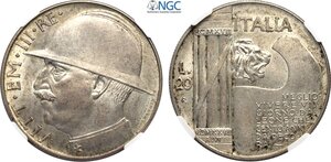 obverse: Regno d Italia, Vittorio Emanuele III (1900-1943), 20 Lire 1928 