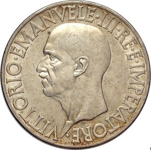 obverse: Regno d Italia, Vittorio Emanuele III (1900-1943), 20 Lire 1936, Rara Ag 35,5 mm 20 g, q.SPL
				