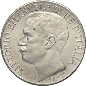 obverse: Regno d Italia, Vittorio Emanuele III (1900-1943), 50 Lire 1911 Riconio in platino, Pt 28 mm 15,41 g, FDC
				