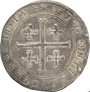 reverse: Casale, Ferdinando Gonzaga (1612-1626), Tallero, Rara MIR-325 Ag 41 mm 22,23 g, q.SPL
				