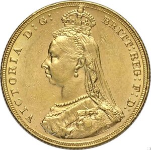 obverse: Australia, Victoria (1837-1901), Sovereign 1887-M, Melbourne Mint, Au 22 mm, SPL+
				