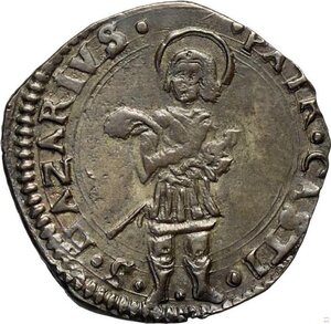 reverse: Castiglione delle Stiviere, Ferdinando I Gonzaga (1616-1678), Soldo, MIR-220 Mi 21,5 mm 1,75 g, SPL
				