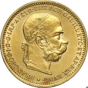 obverse: Austria, Franz Joseph I (1848-1916), 20 Corona 1894, Au 21 mm 6,77 g, q.FDC/Prooflike
				