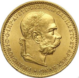 obverse: Austria, Franz Joseph I (1848-1916), 20 Corona 1895, Au 21 mm 6,77 g, q.FDC-FDC
				