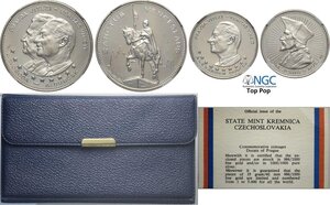 obverse: Czechoslovakia, Socialist Republic (1960-1990), Silver Proof Set 1968 (2) 