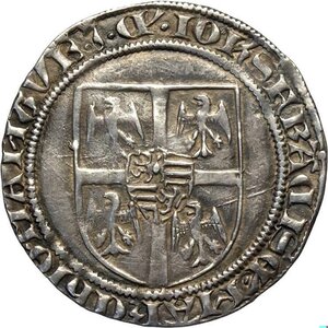 obverse: Mantova, Gian Francesco Gonzaga (1407-1444), Grosso, RR MIR-381 Ag 24 mm 2,41 g, BB-SPL
				