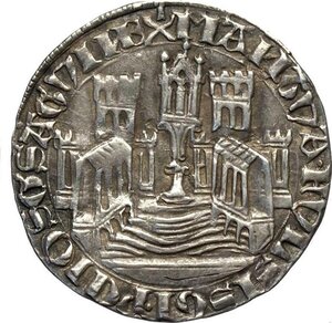 reverse: Mantova, Gian Francesco Gonzaga (1407-1444), Grosso, RR MIR-381 Ag 24 mm 2,41 g, BB-SPL
				