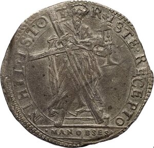 obverse: Mantova, Assedio Austro/Spagnolo (1629-1630), Scudo obses sd, RR MIR-661/1 Ag 40 mm 20,64 g, SPL
				