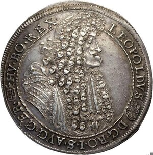 obverse: Hungary, Leopold I (1657-1705), Thaler 1691-KB, Kremnitz Mint, Dav-3260 Ag 45,5 mm 28,64 g, SPL
				