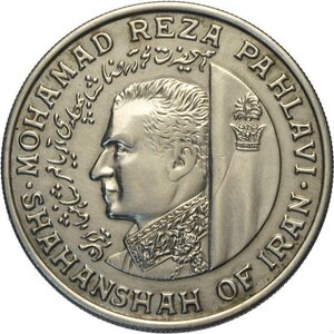 obverse: Iran, Muhammad Reza Pahlavi Shah (SH1320-1358 / 1941-1979AD), Silver Medal 1965, Ag 40,5 mm 27,71 g, SPL
				