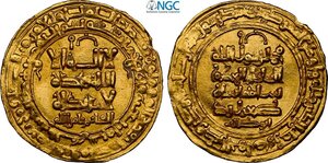 obverse: Islamic, Great Seljuq, Tughril Beg (AH429-455 / 1038-1063AD), Gold Dinar AH440, Nishapur Mint, Au 24 mm 4,09 g, in Slab NGC UNC-cleaned
				