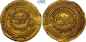 obverse: Islamic, Ayyubid, Al- Adil Abu Bakr I (AH596-615 / 1199-1218AD), Gold Dinar AH603, al-Iskandariya Mint, Au 21 mm 5,12 g, in Slab NGC AU55
				