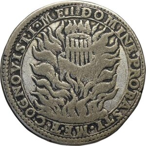 reverse: Mantova, Assedio Austro/Spagnolo (1629-1630), Mezzo Scudo primo, RR MIR-664 Ag 34 mm 11,47 g, MB
				