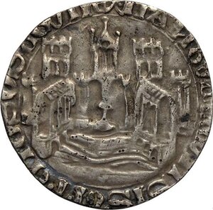 reverse: Mantova, Gian Francesco Gonzaga (1407-1444), Grosso, RR MIR-381 Ag 23 mm 1,83 g, tosata altrimenti BB+
				