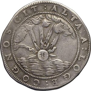 reverse: Mantova, Ferdinando Carlo Gonzaga/Nevers, reggenza della madre Isabella Clara (1665-1669), Ducatone 1666, RR MIR-718 Ag 43 mm 31,40 g, BB
				